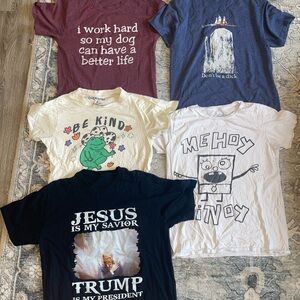 5Pack Assorted Funny T-Shirts